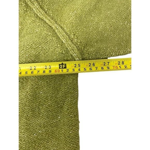 Zara Mens Sweater Size L-XL Green Knit Hooded Full Zip Cardigan 3166/404 NWT - Picture 14 of 16